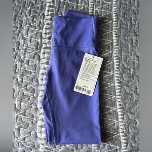 Lululemon Wunder Train High Rise Tight Charged Indigo